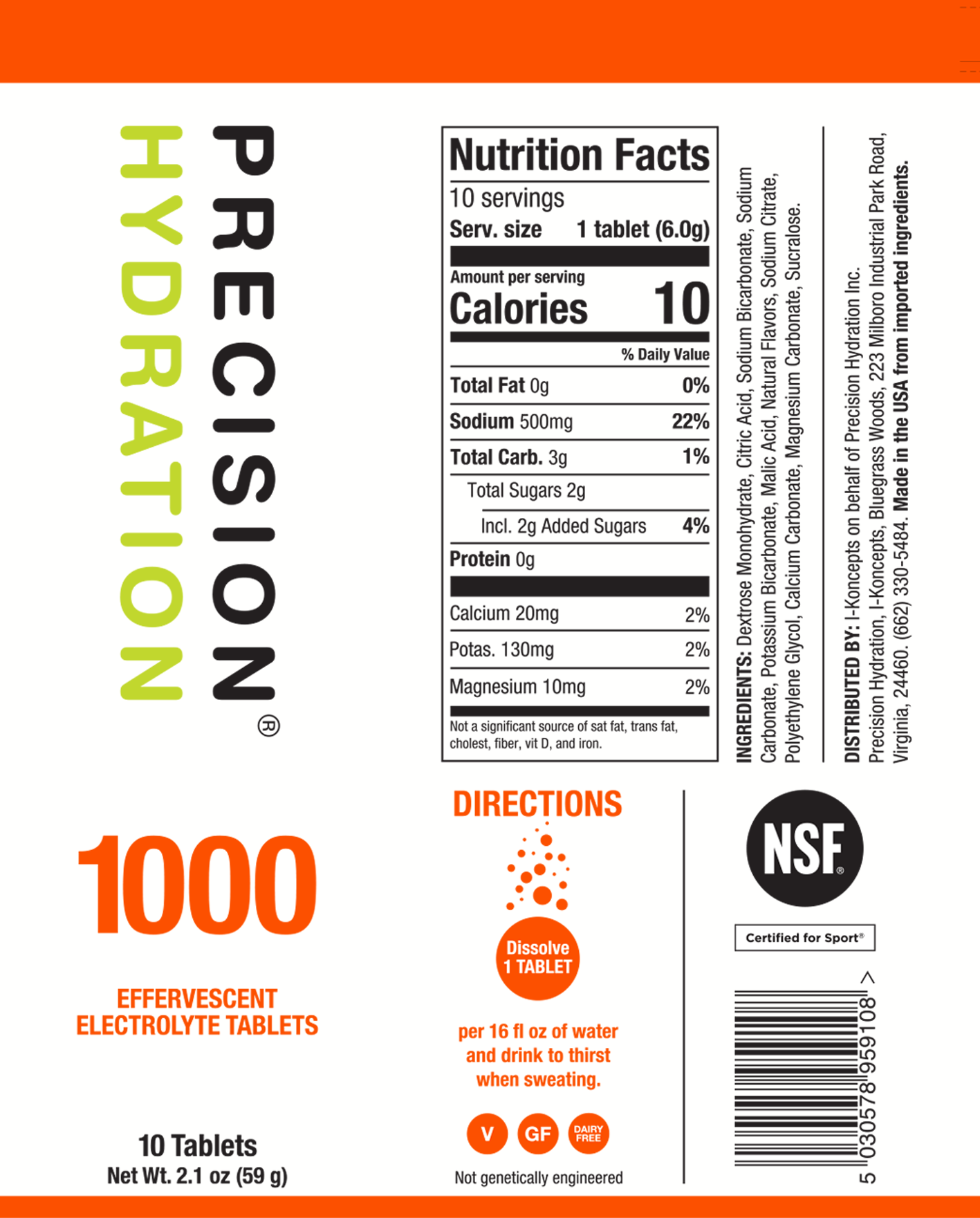 Electrolyte Tablets PF1000