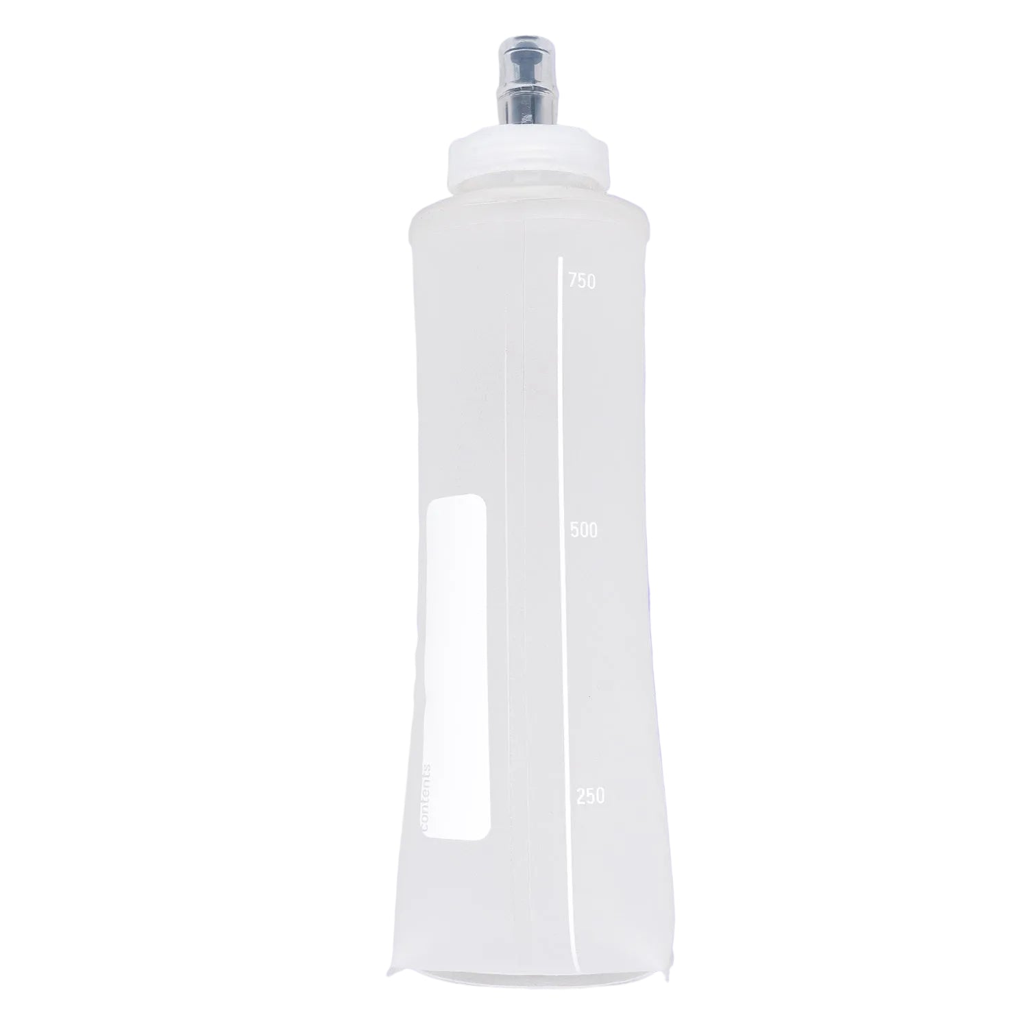 White spray bottle on a purple background
