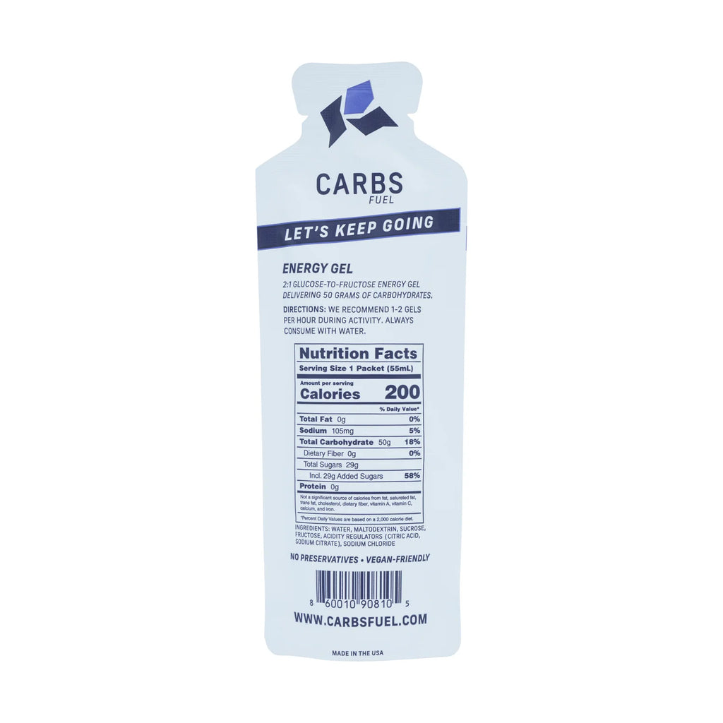 Carbs Fuel Original 50g Energy Gel