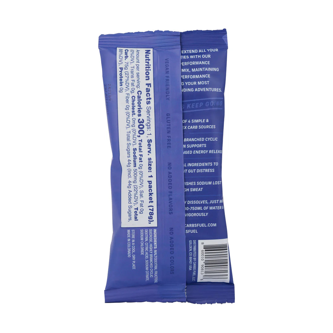 Carbs Fuel Sport Drink Mix(Single Serve Sachet)
