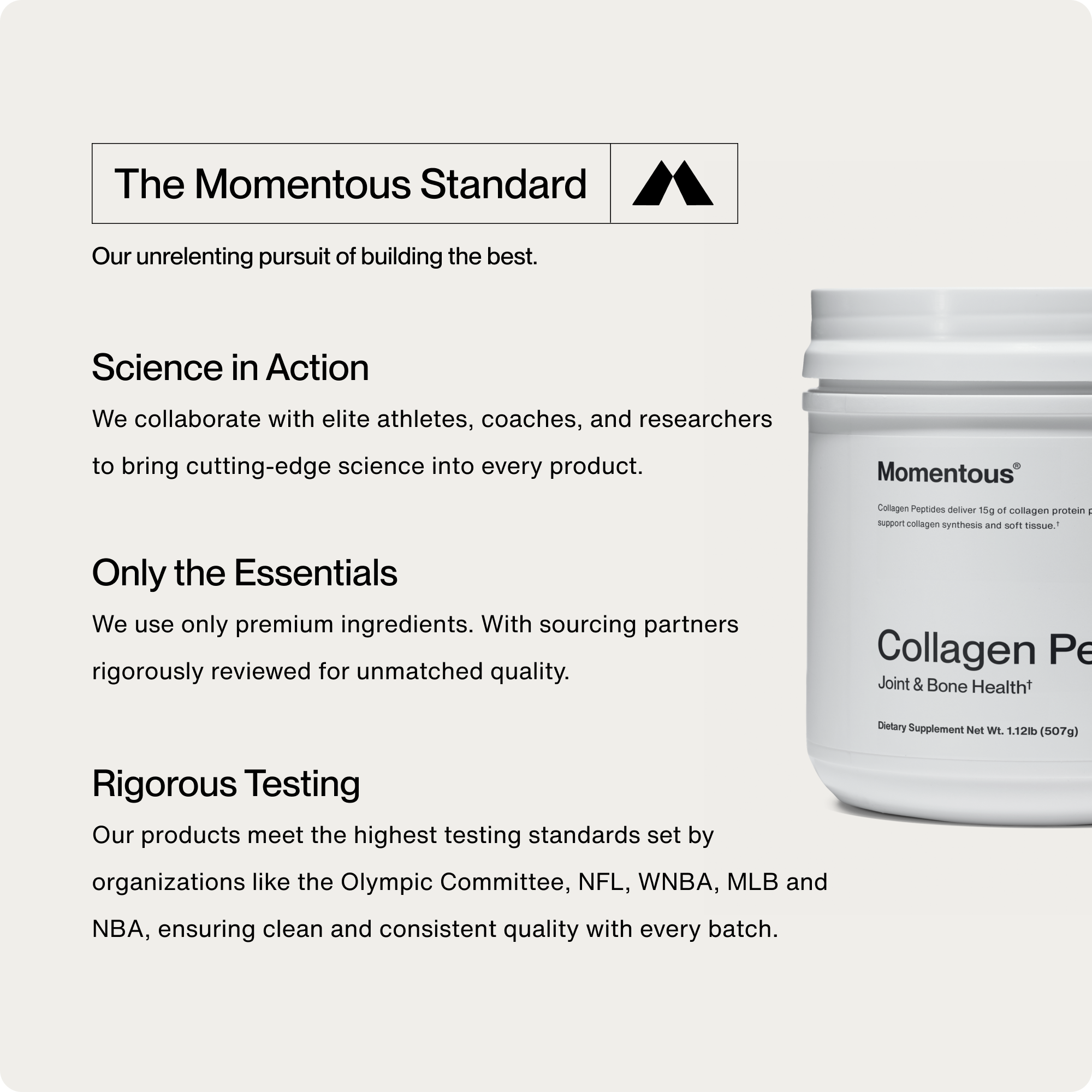 Momentous Collagen Peptides