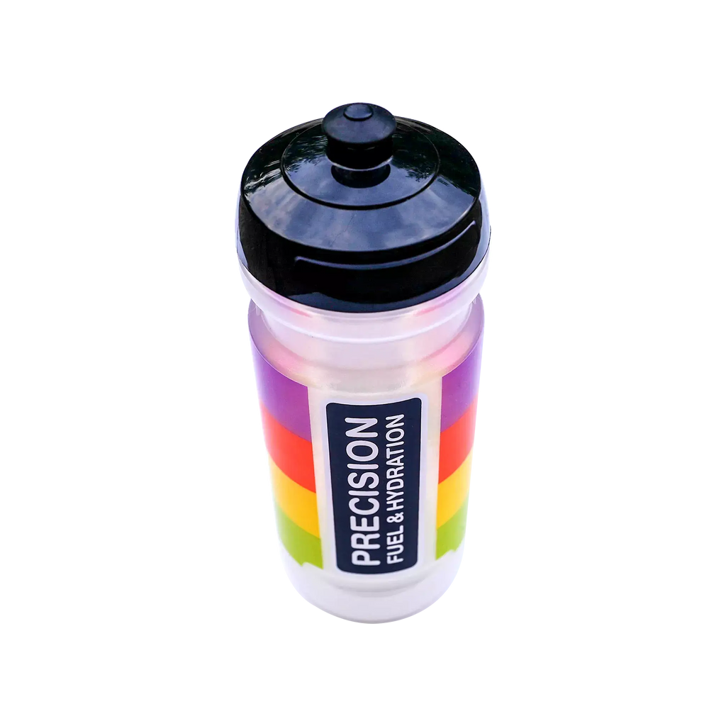 Multicolored precision fuel and hydration 16 ounces bottle