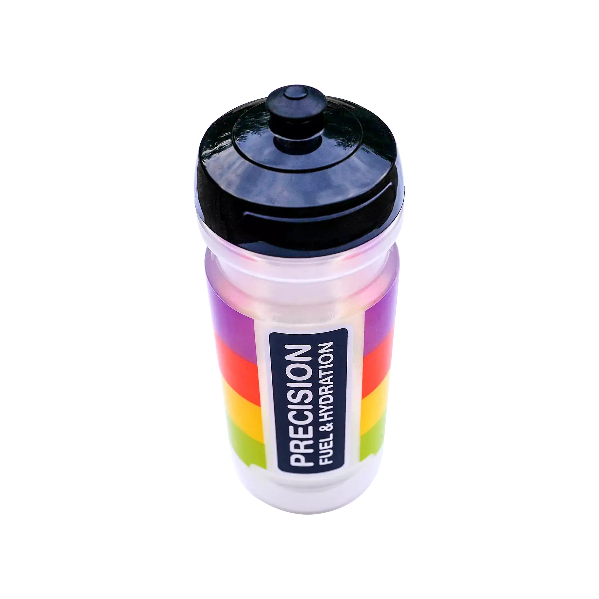 Multicolored precision fuel and hydration 16 ounces bottle