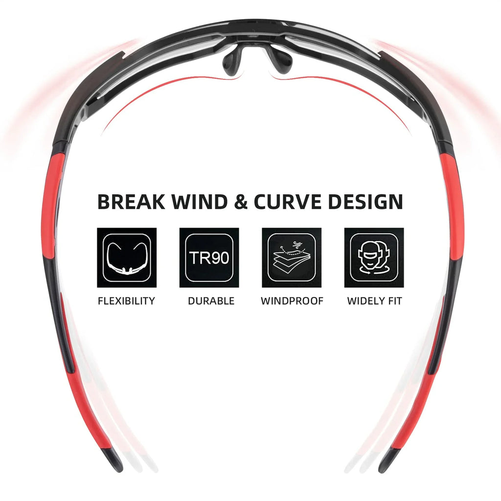ROCKBROS Polarized Sunglasses (Men/Women UV400)