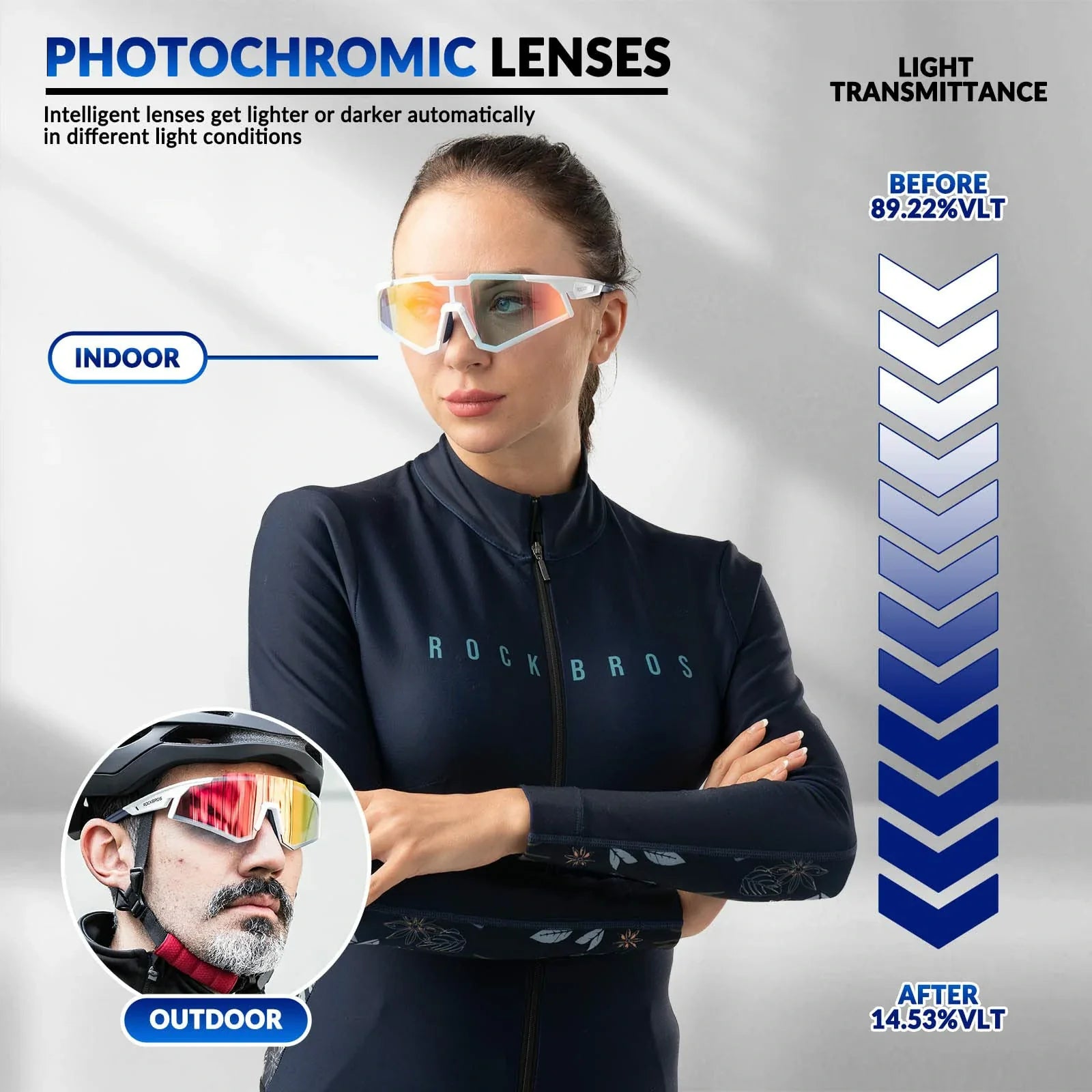 Photochromic Sunglasses UV Protection