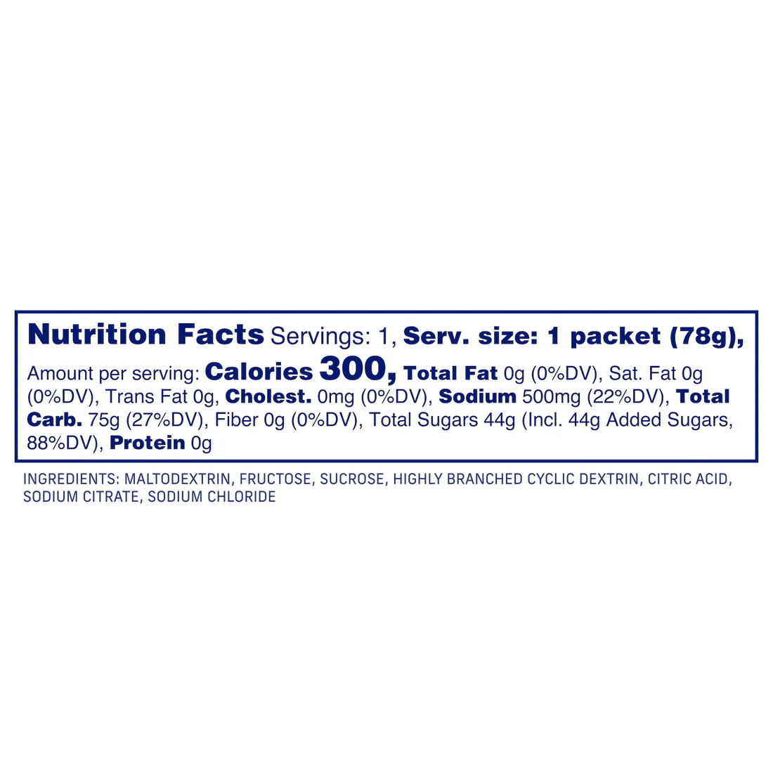 Carbs Fuel Sport Drink Mix(Single Serve Sachet)