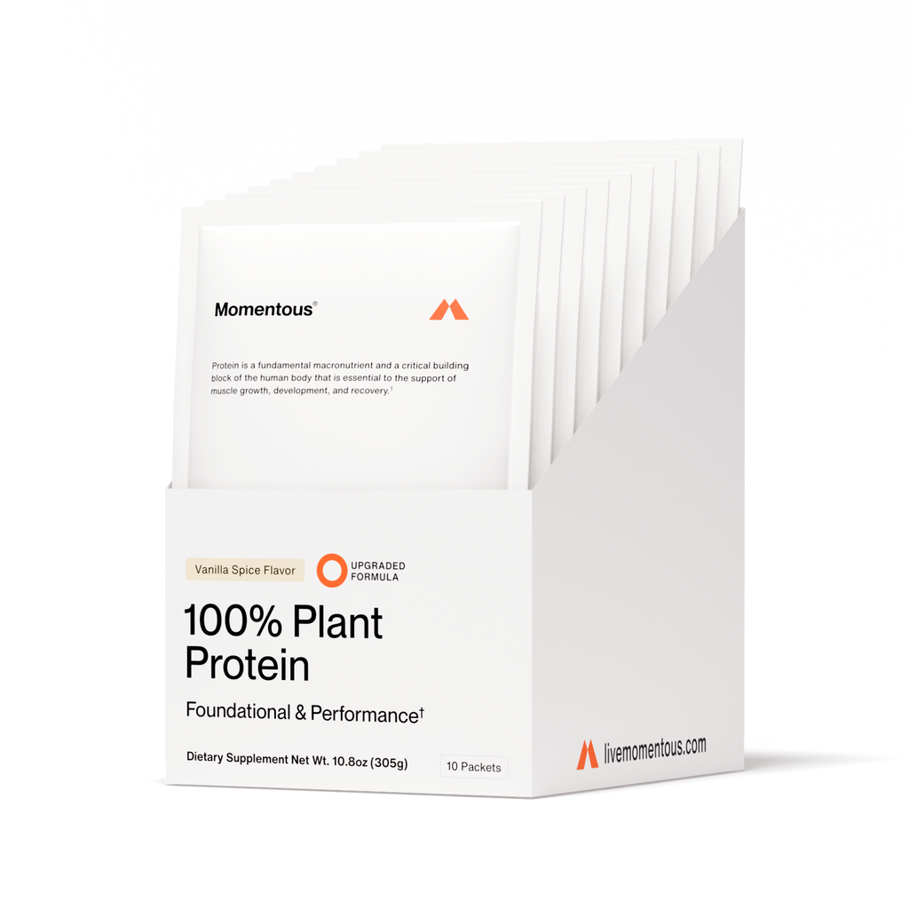 Momentous 100% Plant Protein Travel Packs - Vanilla Spice