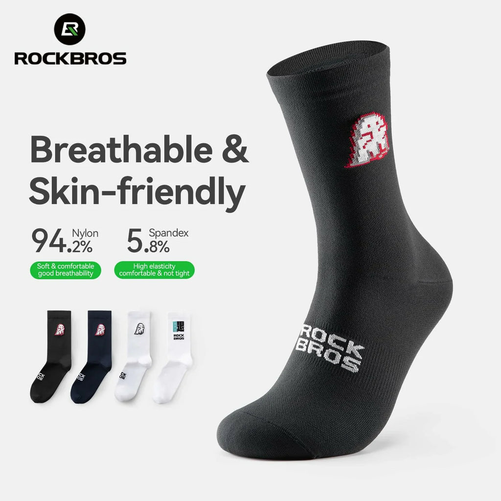 Aerodynamic Cycling Socks with Wear-resistant Hee Wicking Athletic Crew