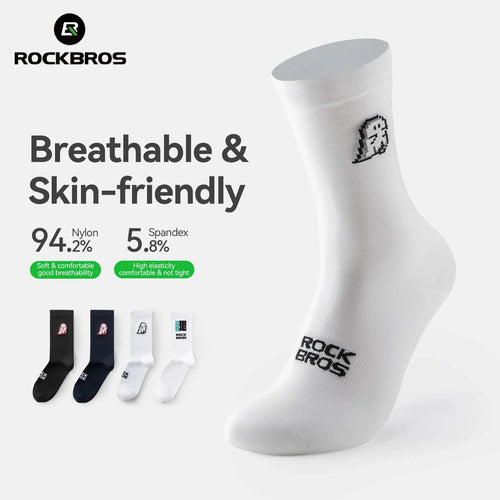 Aerodynamic Cycling Socks with Wear-resistant Hee Wicking Athletic Crew