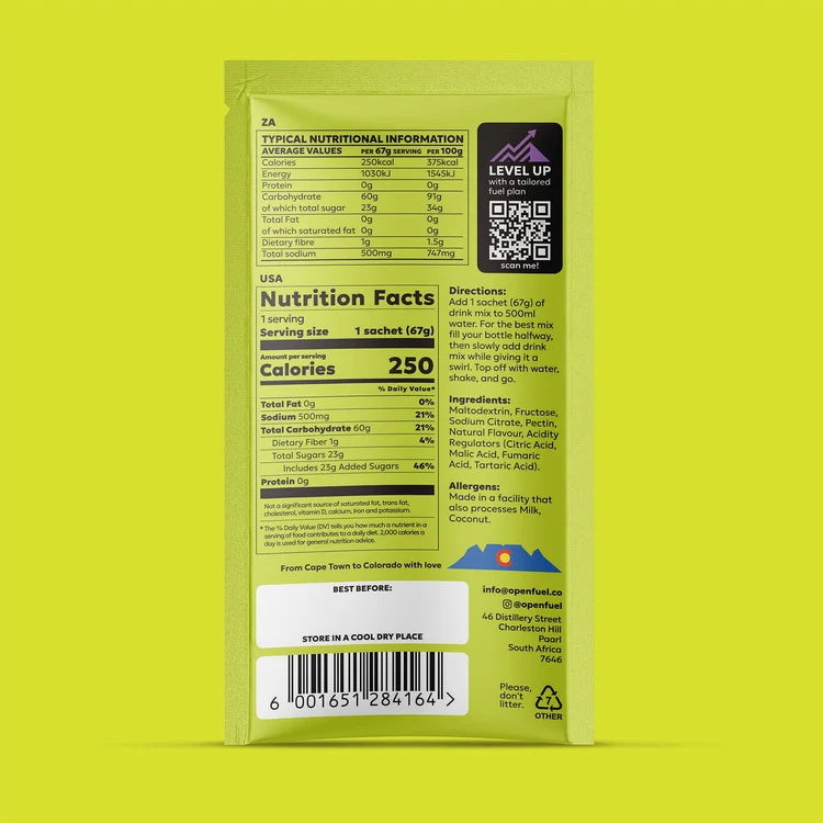 Open Fuel Ultra Fuel Drink Mix Sachets