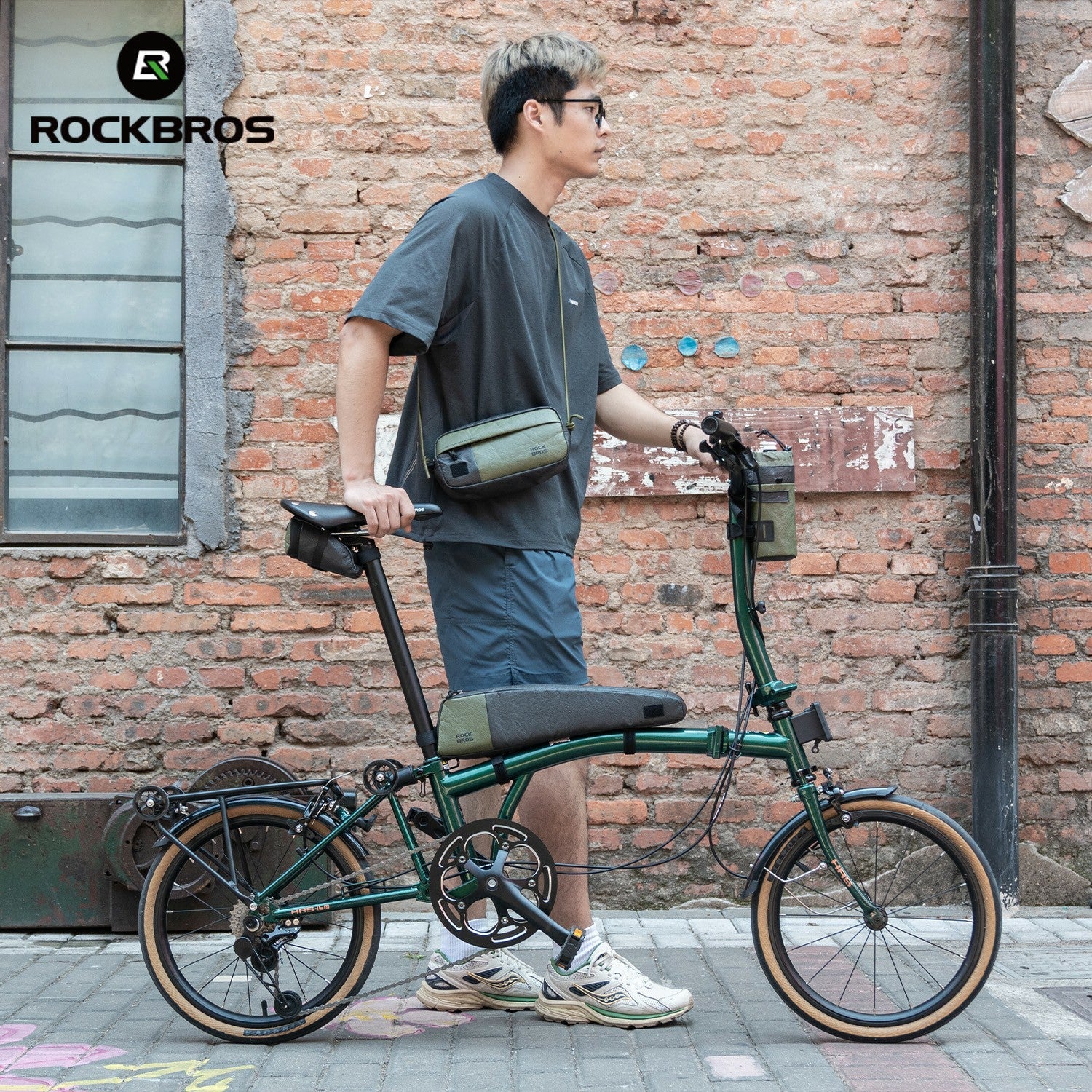 Eco-Friendly Bike Top Tube Bag 0.9L